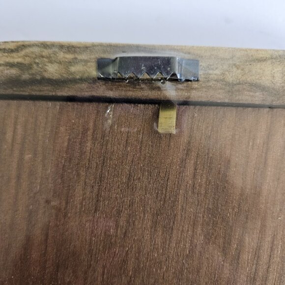 1970's Vtg 5x7 2Tone Picture Frame Rounded Corners Solid Wood - Picture 9 of 12